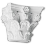 Profhome decor - chapiteau de demi - colonne 115010 profhome colonne lement dcorative style corinthien ...