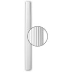 Profhome decor - f�t de demi - colonne 116080 profhome colonne �lement d�corative style n�o - classicisme ...