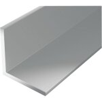Profil d'angle en aluminium 1000mm ? isoc�le 10x10mm ? argent anodis� pour renforcement angles ? facile ...