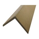 Profil d'angle bois composite pour bardage - coloris - beige clair, epaisseur - 6 cm, largeur - 6 cm, ... Profil d'angle bois composite pour bardage - coloris - beige clair, epaisseur - 6 cm, largeur - 6 cm, ...