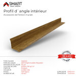 Bravo the smart solution - profil d`angle int�rieur t�le bac acier - toiture - couverture - plaque h12 ...