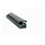 Profil de jonction porteur en h adaptable au polycarbonate 16 / 32mm en aluminium laqué - coloris - gris ... Profil de jonction porteur en h adaptable au polycarbonate 16 / 32mm en aluminium laqué - coloris - gris ...