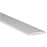 Profil polycarbonate de jonction - epaisseur - 8 / 10 mm, longueur - 300 cm