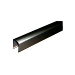 Ferco - profil recouvrement pour ferme - imposte longueur 3050 ral 9005 9 - 33444 - 33 - 0 - 6