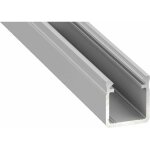 Profilé aluminium argent type y 2 m + abat - jour milk Profilé aluminium argent type y 2 m + abat - jour milk