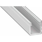 Profilé aluminium blanc type y 1 m + abat - jour milk Profilé aluminium blanc type y 1 m + abat - jour milk