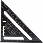 Profil en aluminium plaque triangle oxyd noir 7 pouces noir mtrique