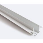 Profil� encastr� pour rail magn�tique superslim 25mm en saillie 48v 1m blanc