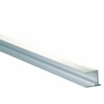 Profil obturation pour plaque polycarbonate alvolaire paisseur 32 mm - coloris - aluminium, longueur ...