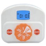 Programmateur d'irrigation - pni - pni bx - 6609 - �cran lcd - blanc - piles aa