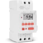 Programmateur num�rique pour chauffeeau �lectrique 30 aaffichage lcdprogrammation 16 cycles on / offrail ...