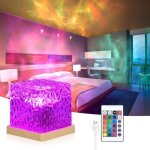 Projecteur de ciel �toil�, 30 modes d'�clairage, 16 couleurs, veilleuse led � intensit� variable avec ...