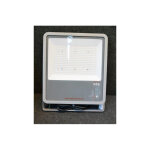 Projecteur exterieur led 150w alu gris asym 456x366x72mm detecteur de lumiere 3000k 15000lm 230v non ...