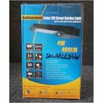 Projecteur ext�rieur solaire led 4w noir � d�tecteur 224x137x41. 5mm 4000k 400lm sur batterie ip65 solar ...