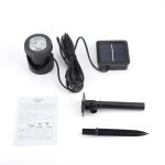 Projecteur de lampe sous - marine sous - marine à énergie solaire 6led éclairage de bassin de jardin ... Projecteur de lampe sous - marine sous - marine à énergie solaire 6led éclairage de bassin de jardin ...