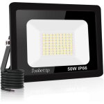 Projecteur led ext�rieur 50 w, toobettp projecteurs led 5000 lm lumi�re blanche froide 6500 k, �clairage ...