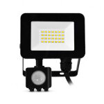 Projecteur led ext�rieur lumos slim ii - 20w + d�tecteur ir miidex lighting� blanc - chaud - 3000k - ...
