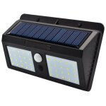 Projecteur lumineux 40 led panneau solaire rechargeable d�tecteur de mouvement