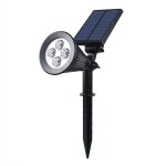 Projecteur solaire ulisem, 4 led, extérieur, étanche, lumière blanche, 2 en 1, plastique intégré, 2 w, ... Projecteur solaire ulisem, 4 led, extérieur, étanche, lumière blanche, 2 en 1, plastique intégré, 2 w, ...