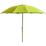 Proloisirs - parasol rond inclinable aluminium 2, 70m lemon