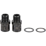 Prolongateur de p�dales v�lo titane allongeur 20mm noir pour vtt et vtc