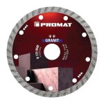 Promat - disque  trononner diamant universel granit d. 125 mm perage 22, 23 mm hauteur seg. 7 mm paisseur ...