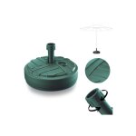 Prosperplast - base de parasol polyéthylène rond à rayure ø 39 x 13 cm vert - vert Prosperplast - base de parasol polyéthylène rond à rayure ø 39 x 13 cm vert - vert