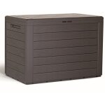 Prosperplast - coffre de jardin 190 litres woodebox en plastique couleur ocre foncé 78 x 43, 3 x 55 cm, ... Prosperplast - coffre de jardin 190 litres woodebox en plastique couleur ocre foncé 78 x 43, 3 x 55 cm, ...