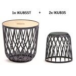 Prosperplast ensemble contemporain mobilier jardin anthracite