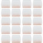 Protecteur de pieds de chaise, 20 pi�ces, couverture de coussin de meubles en feutre de caoutchouc, anti ...