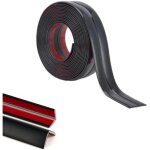 Protection d'angle autocollante en pvc noir 6 m (0, 2 x 1 cm) pour plinthes, bordures murales, bandes ...