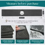 Protection anti - �claboussures pour robinet d'�vier de cuisine en diatomite, 61 cm, plateau d'�vier ...