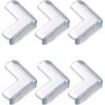 Protection coin de table b�b�, 6pcs protecteur d'angle de meuble transparent, doux et haute r�silience, ...