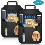 Protection de dossier de voiture de qualit suprieure - organiseur de sige arrire pour enfants - grand ...