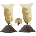 Protection hivernale 2pcs pour plantes en pot, plantes antigel, sac de protection hivernale 100 x 80 ...