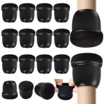 Protection pied de chaise, patin chaise silicone, rond patins pour meubles avec patin feutre pour tampon ...