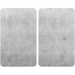 Protection plaque de cuisson universal b�ton wenko couvre plaque de cuisson en verre effet b�ton, lot ...
