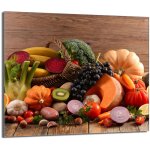 Protection de plaque de cuisson en verre 60x52 pour aliments