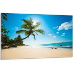 Protection de plaque de cuisson en verre 80x52 beach