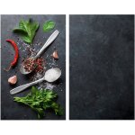 Protection de plaque de cuisson 'basilic' wenko couvre plaque de cuisson, lot de 2, verre trempé, pour ... Protection de plaque de cuisson 'basilic' wenko couvre plaque de cuisson, lot de 2, verre trempé, pour ...