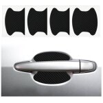 Protection poignee porte voiture, 16pcs autocollants extrieurs de voiture, covering carbone film covering ...
