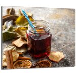 Protection de table de cuisson en verre 60x52 food