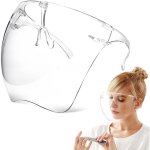 Protection du visage pour ponceuse  ongles : salon de manucure professionnel extra transparent protection ...