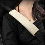 Protege ceinture voiture, 2pcs coussinet doux et confortable pour ceintures de s�curit�, compatible avec ...