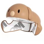 Prot�ge - coin de table b�b� en silicone souple, motif chiot, pour la s�curit� des meubles (couleur caf�) ...