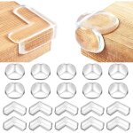Prot�ge - coins de table pour enfants - lot de 20 - transparents, doux, sans danger - protection anti ...