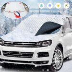 Protege pare brise givre, magn�tique protection pare brise gel, universelle couverture pare brise voiture, ...