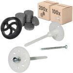 Protektor cheville � vis pour isolants thermiques destin�e � l'isolation des fa�ades, avec vis en acier ...