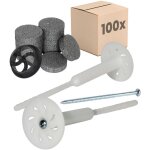 Protektor cheville � vis pour isolants thermiques destin�e � l'isolation des fa�ades, avec vis en acier ...