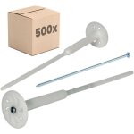 Protektor cheville  vis pour isolants thermiques destine  l'isolation des faades, avec vis en acier ...